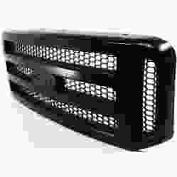 FORD TRUCKS & VANS FORD/PU  (F250/350/450/550) Super Duty GRILLE BLACK (XLT/OUTLAW/LARIAT)(WO/CHROME PKG)(BAR DESIGN) OEM#6C3Z8200CY 2005-2007 PL# FO1200457