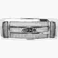 FORD TRUCKS & VANS FORD/PU F150 (EXC SVT RAPTOR) GRILLE PTD-GOLD W/CHROME MLDG (KING RANCH) OEM#9L3Z8200FB 2009-2014 PL# FO1200522