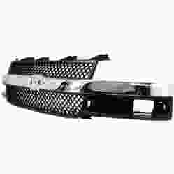 GM TRUCKS & VANS CHEVY/GMC/VAN(Express/Savana) GRILLE CHR/BLK (COMPOSITE HEAD/LAMP)(CHEVY) OEM#22816425 2003-2025 PL# GM1200535
