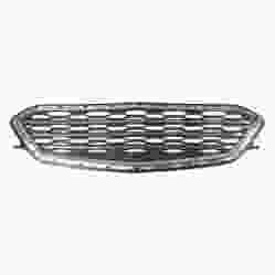 GM TRUCKS & VANS EQUINOX GRILLE LOWER CHROME/BLACK W/CHROME BAR MLDG (LT/LTZ/PREMIER)**CAPA** OEM#23370469 2016-2017 PL# GM1200720C