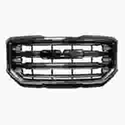 GM TRUCKS & VANS SIERRA/PU 1500 (19 OLD STYLE) GRILLE CHROME W/CHROME INSERT (SLT) OEM#23496236 2016-2019 PL# GM1200743