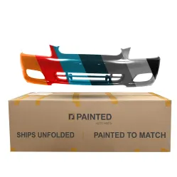 HYUNDAI ACCENT  (EXC 06 SEDAN) FRONT BUMPER COVER PRIMED (W/FOG)(SD) OEM#8651025010 2000-2002 PL# HY1000134