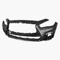 INFINITI Q50  FRONT BUMPER COVER PRIMED (WO/SENSOR)(EXC PURE/LUXE)**CAPA** OEM#620226HJ0H 2018-2020 PL# IN1000282C