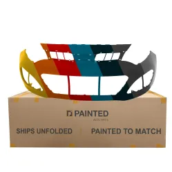 KIA RIO5 HATCHBACK FRONT BUMPER COVER PRIMED **CAPA** OEM#865111W200 2012-2015 PL# KI1000158C