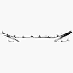 LEXUS ES 300h GRILLE UPPER MOLDING CHROME OEM#5312106110 2016-2018 PL# LX1202109